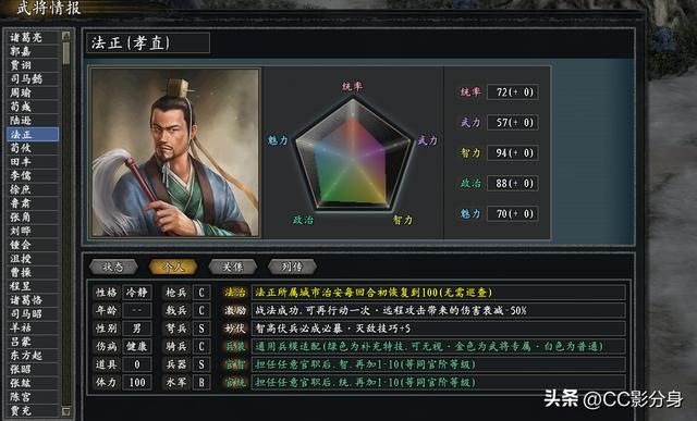 三国志11惊鸿：蜀汉军师没有软柿子