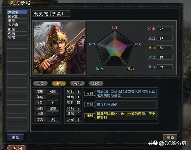 三国志11大浪淘沙5.0：儒家正统孔融