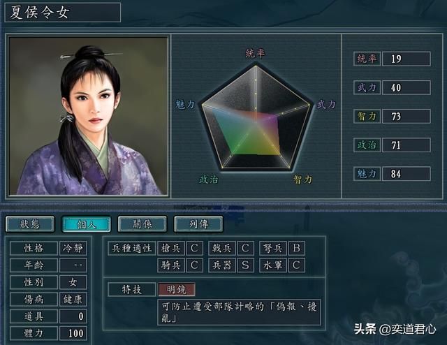 三国志11：天生的女城管不只黄月英，她们几个也值得把器械练到顶