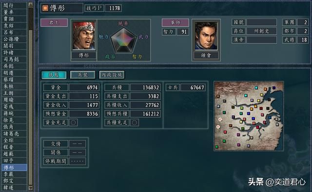 三国志11：不玩百家乱斗模式是真不懂猛者的重要，傅氏都能崛起！