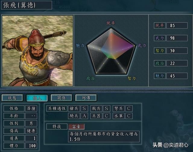 三国志11：蜀汉核心创业班底在起兵以前自带什么技能，都挺接地气