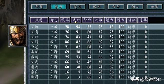 三国志11：文家在成都开局，两个马路杀手开道，撞得邓艾直接秒怂