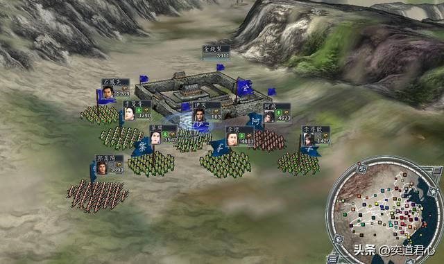 三国志11：小李飞刀与上官金虹的残酷互撕，讨厌对方只能下死手了