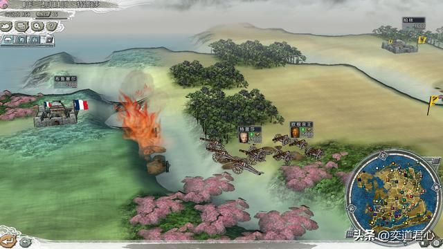 三国志11：完蛋，拿破仑被女王包围了！国际版的法兰西实在太幸福