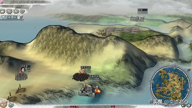 三国志11：完蛋，拿破仑被女王包围了！国际版的法兰西实在太幸福