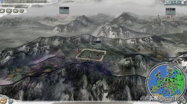 三国志11：法兰西在欧陆上开局控制的六座城市，基本盘无与伦比！