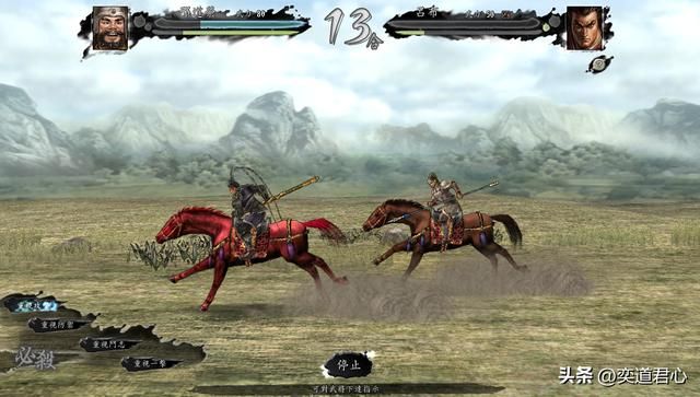 三国志11：把吕布的武力打五折，硬核对劈模式下，他能否打赢一线