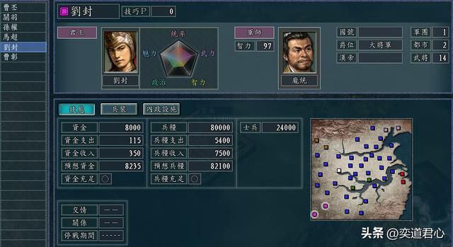 三国志11：刘备死于落凤坡，他的部曲分散到天下各处，要如何逆袭
