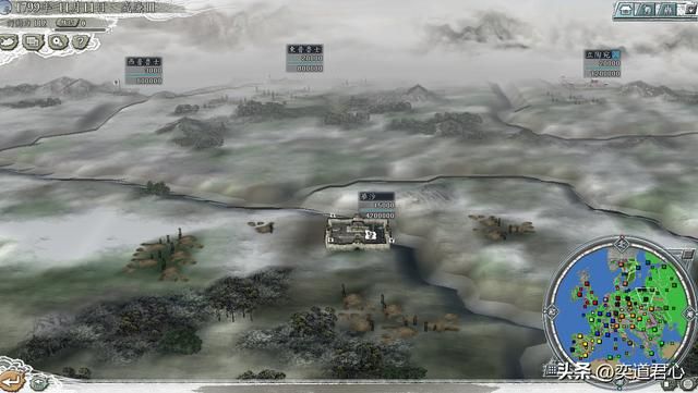 三国志11:中欧小强普鲁士,开局四面都是盟友,先对谁拔刀合适?