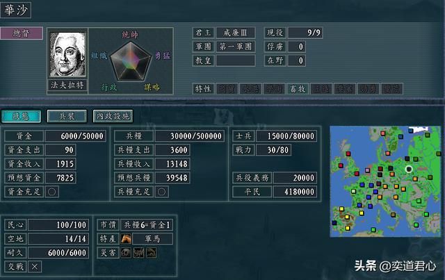 三国志11:中欧小强普鲁士,开局四面都是盟友,先对谁拔刀合适?