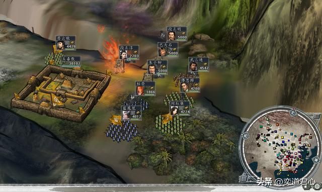 三国志11：铁掌帮速推五毒教，他们的闪电行动甚至能威胁大理段氏