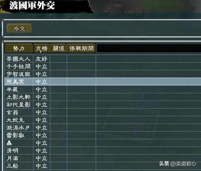 三国志11：火影篇里全员不懂忍术的波之国，依靠钞能力降服了九尾