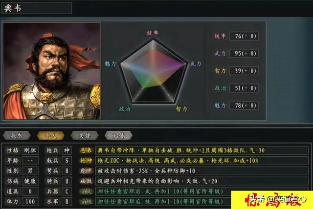 三国志11：典韦许褚终于在惊鸿版翻身了，曹操两大保镖谁更胜一筹