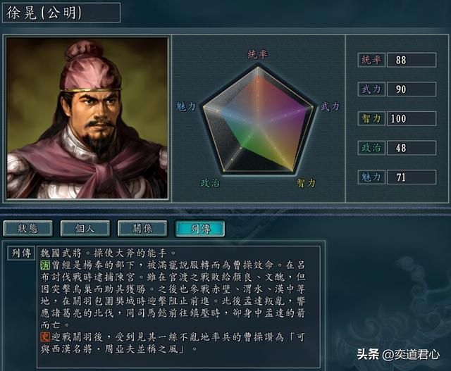 三国志11：处于一流梯队的战将之中，有十人可以被培养成顶级智囊