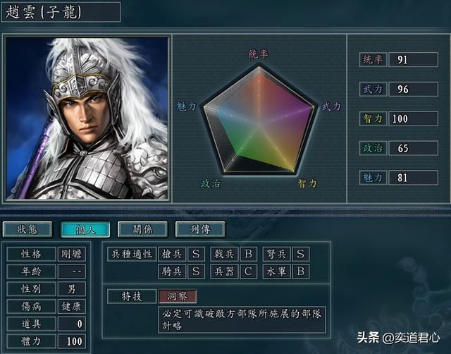 三国志11：处于一流梯队的战将之中，有十人可以被培养成顶级智囊