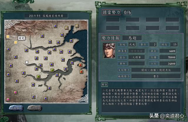 三国志11：马超得到吕布的助力会发生什么，他俩合起来能否灭曹？