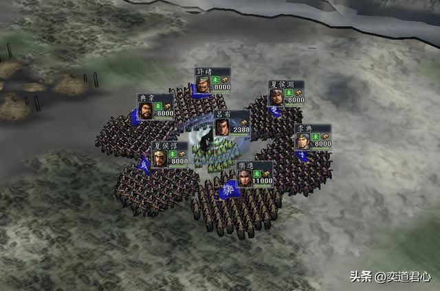 三国志11：围殴吕布的六个曹魏名将，在游戏里轮番单挑的战绩如何