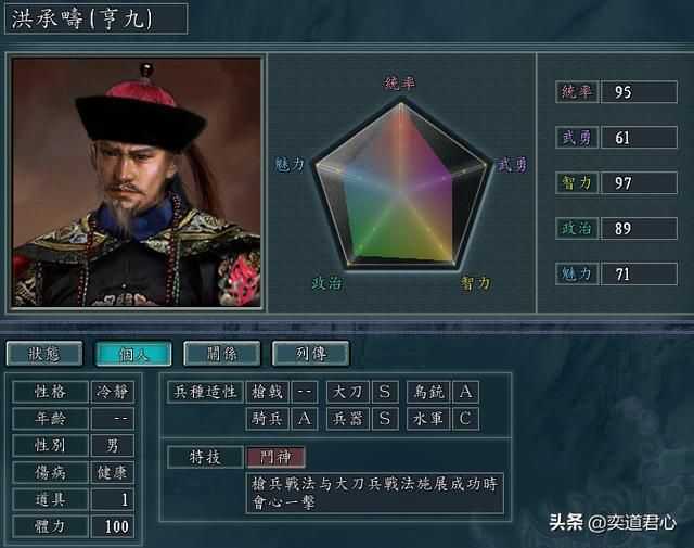 三国志11：满清阵营七个顶级统帅里，这五人对顺治皇帝是忠心耿耿