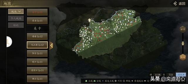 王者之心：江东地区所有关卡和码头盘点，速成猛将要去这几处练级