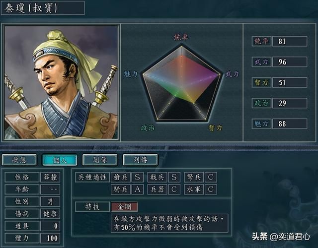 三国志11：被坑爹特技搭配废掉的八个古代武将，都没脸出来见人了