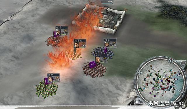 三国志11：陈到闪电战擒赵云，百家乱斗模式是属于二流武将的狂欢