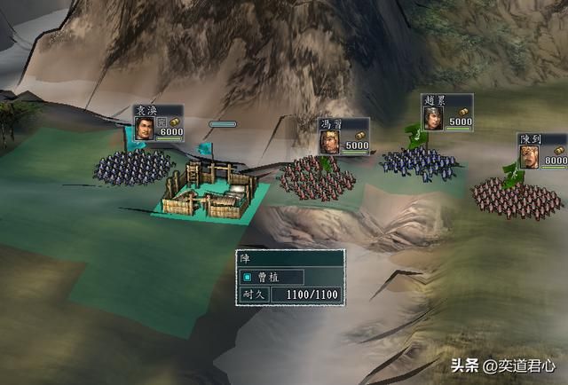 三国志11：曹操早领盒饭，曹植与兄弟分家，他的活路只剩下这一条