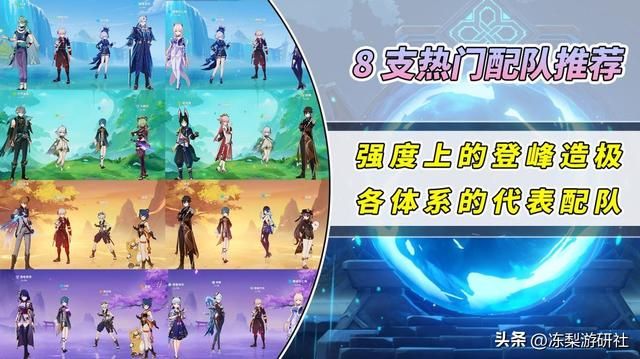 原神:这8支热门队伍,你都拥有哪些?可作深渊满星参考
