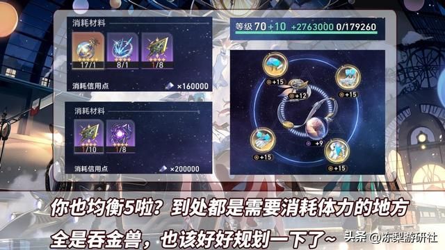 星穹铁道：玩家陆续进入均衡5，这些事情优先做，规划一下体力