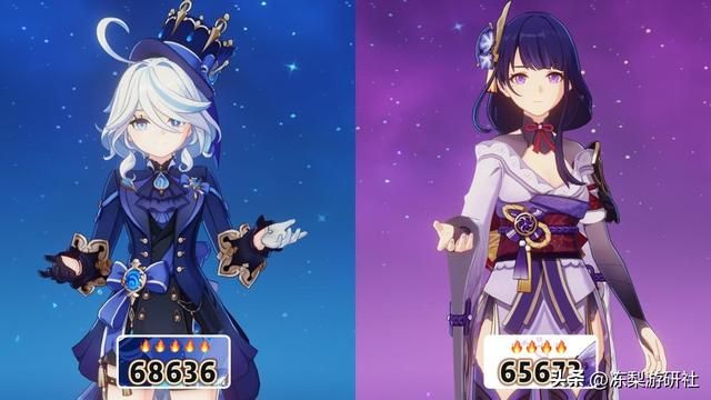 原神：人气最热角色，钟离芙宁娜！共计收获161万份投票