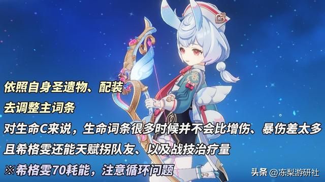 原神：希格雯攻略｜2种养成路线，武器圣遗物配队分析