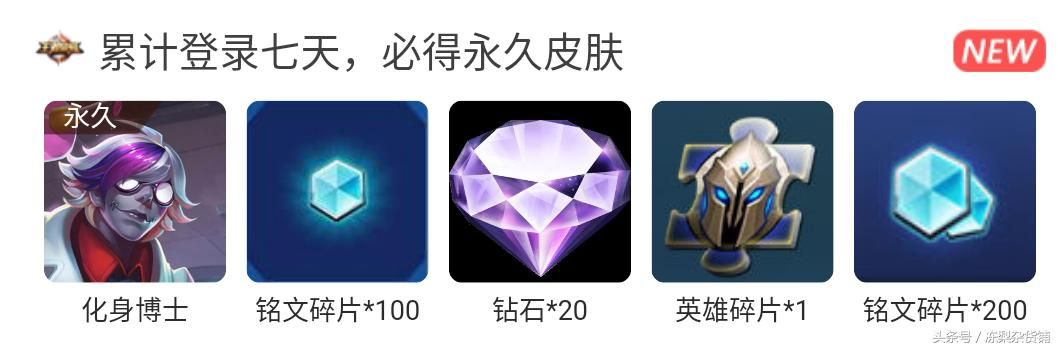 王者荣耀｜登陆七天必得永久皮肤，这是又要削扁鹊的节奏？