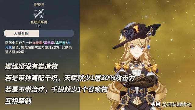 原神：千织机制分析｜一斗娜维娅新队友？持观望态度