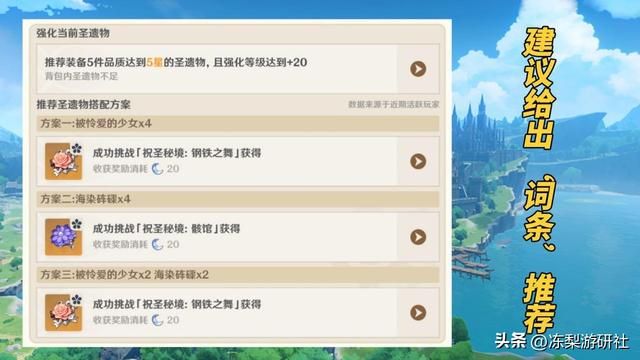 原神：4.5全新优化！分析全角色养成情况，利好摆烂与萌新玩家