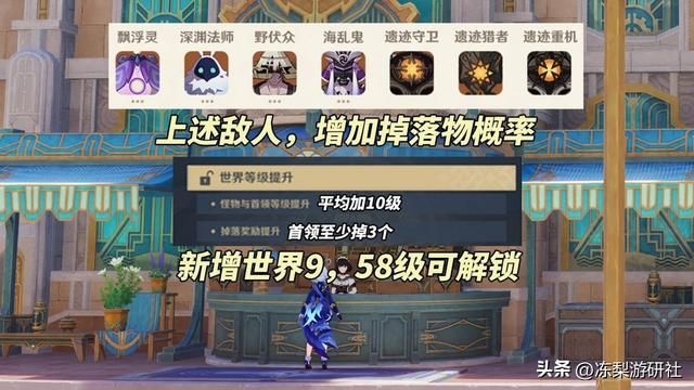 原神5.0大优化!世界9开启,猎人剧团套可合成,特产追踪功能来啦