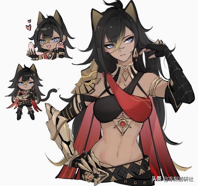 原神:3.5版本新角色曝光!迪希雅火元素大剑,米卡是冰系法师?