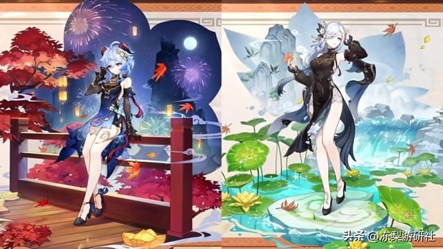 原神：海灯节前瞻汇总！甘雨申鹤行秋新皮肤，八重纳西妲复刻