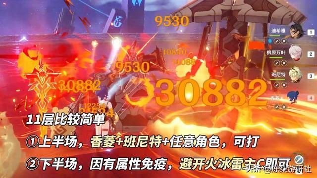 原神:4.6深渊满星攻略|优势配队与原魔分析,考验破盾和聚怪