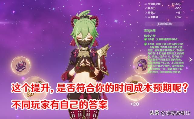 原神：3.3版本绽放套适合谁？妮露提升有限，超烈绽放才是关键