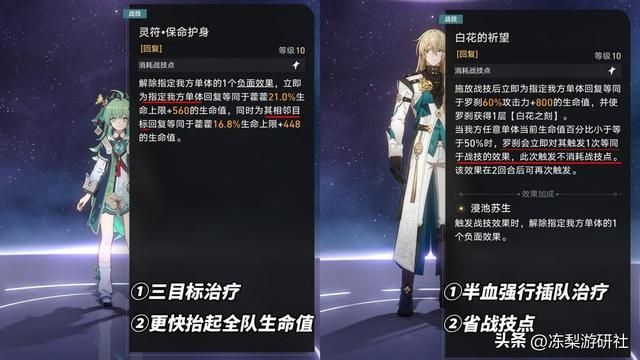 星穹铁道：藿藿罗刹怎么选？治疗与机制对比，看看哪个适合你