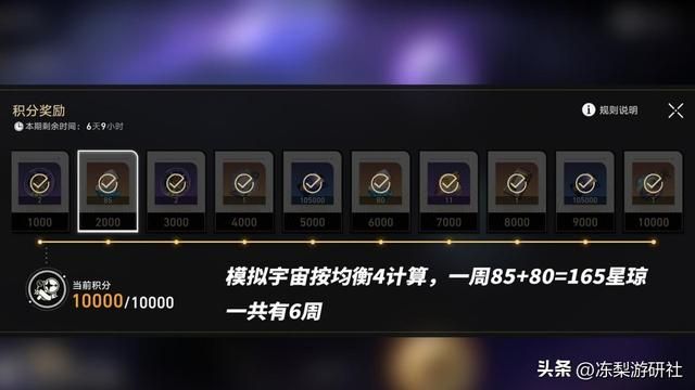 星穹铁道1.1版本星琼计算！0氪约为1金，够你抽银狼罗刹么？