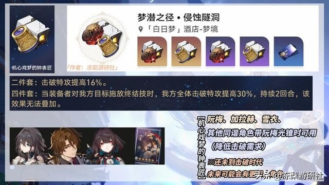 崩铁:3倍隧洞遗器来啦!推荐这5个隧洞关卡,它们更具性价比