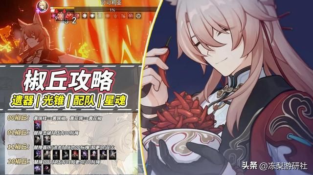 崩铁：椒丘培养攻略｜多队伍推荐，遗器光锥星魂建议