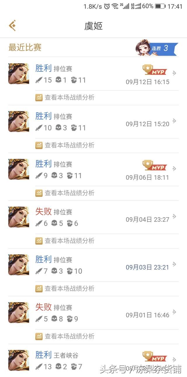 王者荣耀｜排位随机测试，暴击和穿透两种流派的虞姬哪个强？