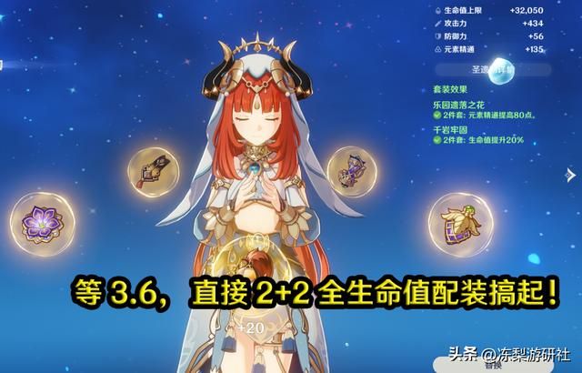 原神：妮露纳西妲抽前准备，这些圣遗物武器队友，你都准备好没？