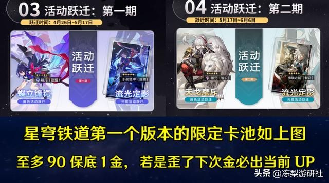 星穹铁道4月公测!迎新福利为80抽,稳定至少1金