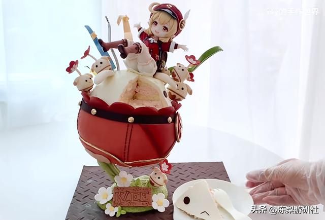 翻糖大王带头,把原神全员应急食品化,美成这样谁舍得吃?