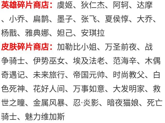 王者荣耀｜玩家最失望的更新，碎片商场没好货，钻石夺宝不划算！