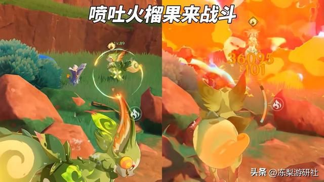 原神：纳塔龙伙伴玩法对比｜可以凹空中动作了？跑图体验大提升