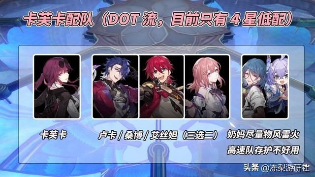 星穹铁道：卡芙卡培养攻略，两种养成路线，看看哪个适合你