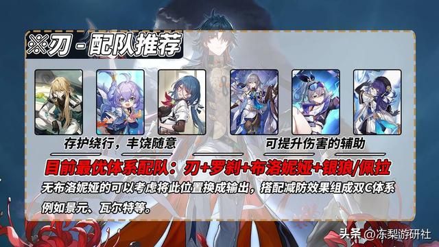 星穹铁道：刃培养攻略！光锥遗器配队建议，强度与希儿五五开